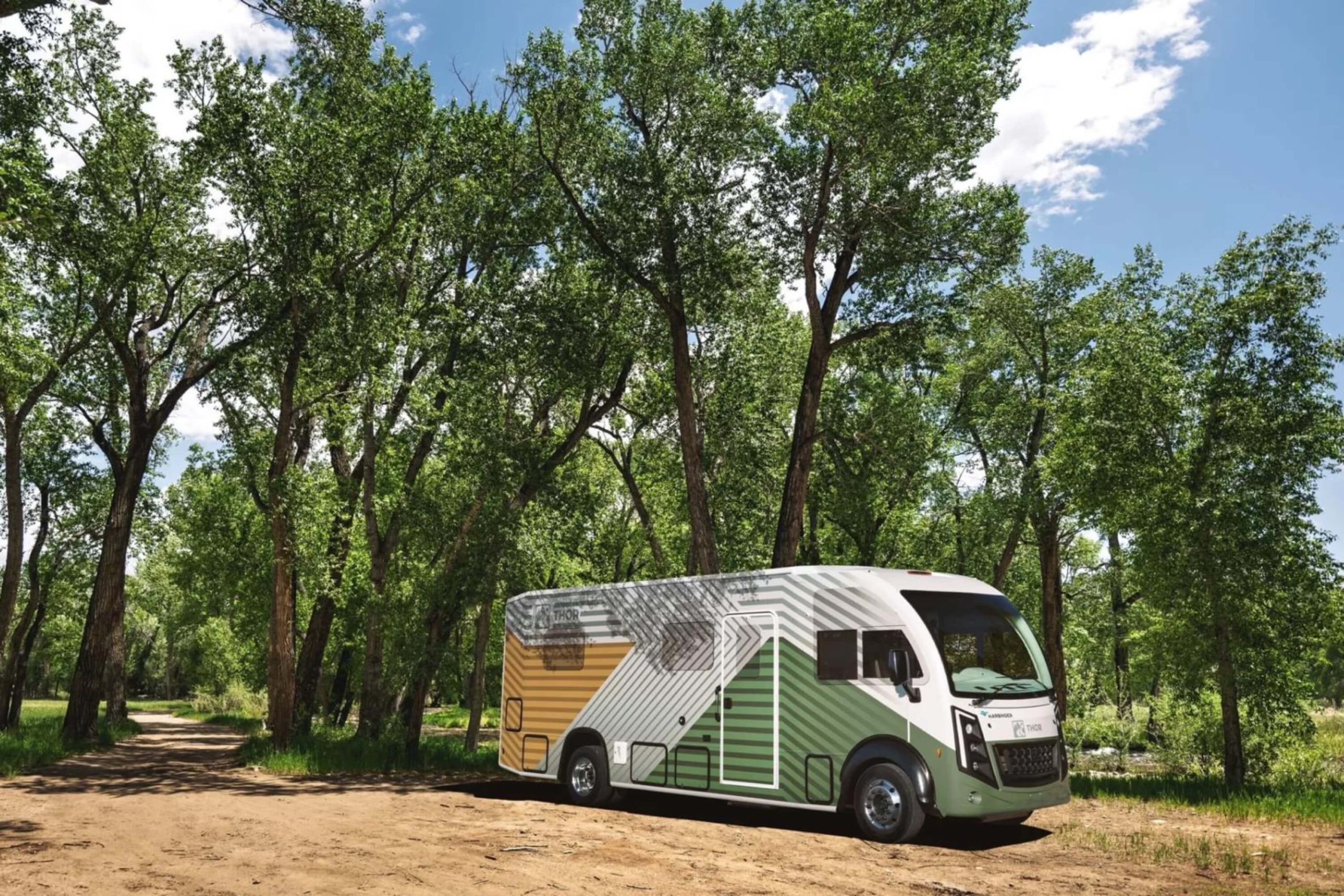 Featured image for “Electrified road tripping and camping: Winnebago and Thor industries developing long-range electric RVs | Benzinga”